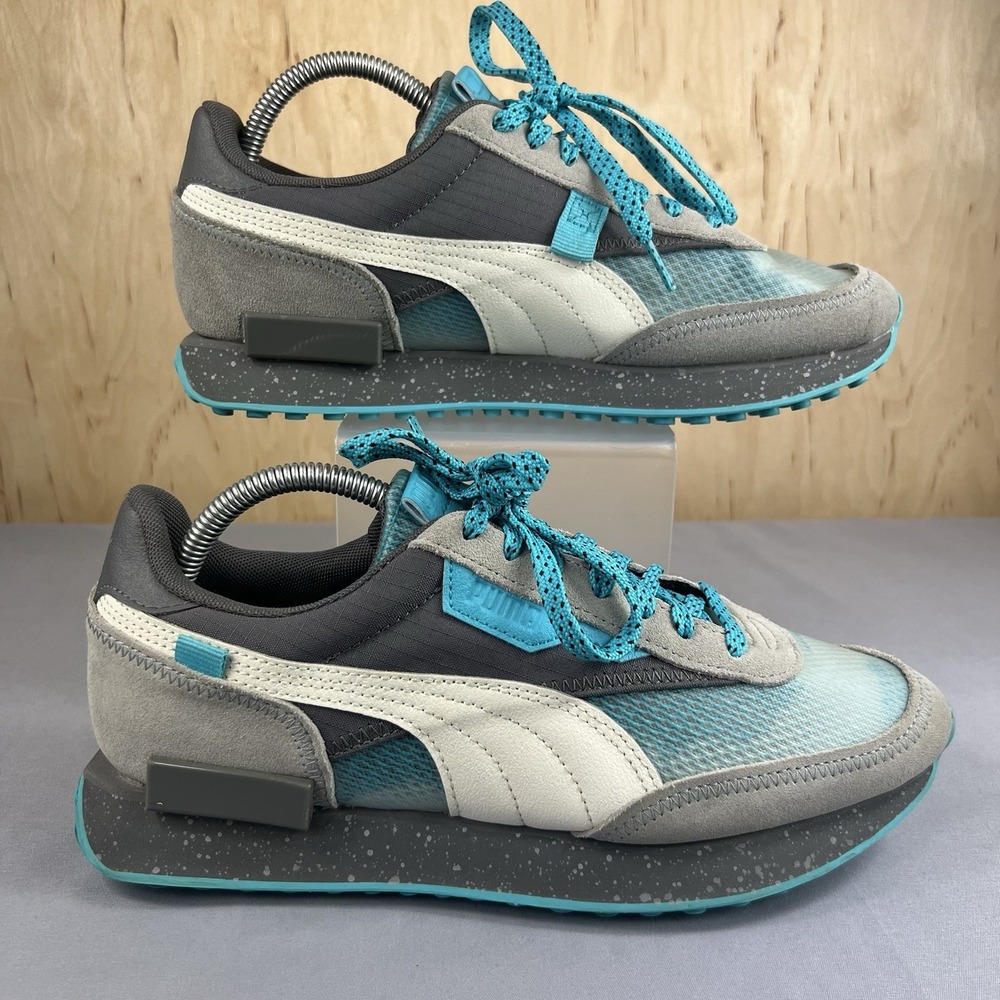 Puma Future Rider Men's Size 9 Scuba Blue Gray Global Futurism Sneakers